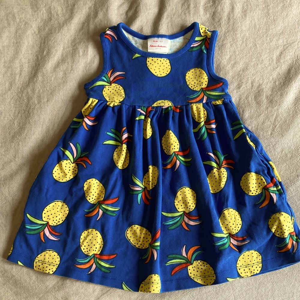Pineapple Play Dress with Pockets